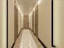 3d model render interior corridor design, lobby design staircase design hallway