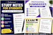 create study notes and summaries for students