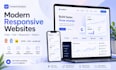 build a modern responsive frontend website