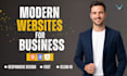 build a modern responsive frontend website