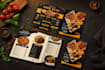 make elegant hotel menu card and restaurant flyer