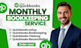 do accounting and bookkeeping cleanup, using quickbooks