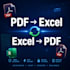 convert PDF to excel and excel to PDF accurately