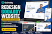 redesign godaddy website design godaddy website development godaddy