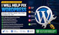 help fix wordpress issues, errors, bugs, CSS, HTML, elementor, php