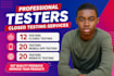 12 testers closed testing testers mobile app testing 20 testers website