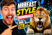 design viral mrbeast style youtube thumbnails that boost CTR