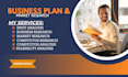 create feasibility study, market research and financial analysis