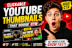 design clickable youtube thumbnails that boost CTR