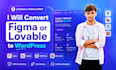 convert figma or lovable design to wordpress elementor website