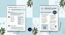 create a minimalist media kit and flyer design