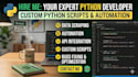 write a python automation script