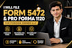 file form 5472 and pro forma 1120 for foreign owned llc