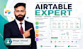 setup airtable database and will be your automation expert
