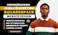 build develop or redesign squarespace membership website or design course layout