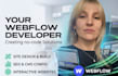 build a responsive webflow landing page