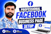 create and setup professional facebook business page