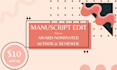 copyedit your work for clarity and consistency