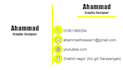create modern business card and stationery design