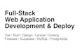 build a full stack web application and set up deployment for you