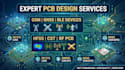 do rf pcb design for GSM, gnss, ble devices using sx1276, sim986, mc60 hfss,cst