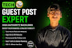 get tech guest posts on high authority ganerel sites