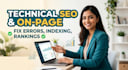 fix technical SEO errors and wordpress on page optimization