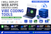 deploy web apps created using vibe coding tools