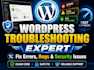 fix wordpress errors, bugs, critical issues, fast support in 1 hour