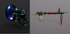 make textured 3d weapons