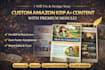 fix and design your custom amazon KDP a plus content with premium modules