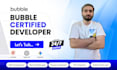 do bubble developer job, build bubble app, bubble io website
