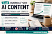 humanise your ai blog posts, website copy and articles