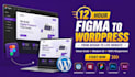 convert figma to wordpress, elementor, pixel perfect design in 24 hours