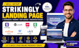 setup strikingly bookmark ucraft zyro silex tocca webnode ukit landing page