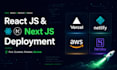 deploy your next js react js website to netlify vercel heroku render aws