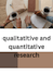 do qualitative and quantitative research, business analytics and research method