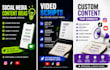 create social media content ideas and video scripts