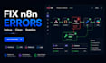 fix broken n8n workflows, create stable and maintainable n8n automation workflow