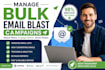 manage bulk email and blast campaigns