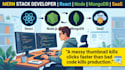 build a full stack web application using react js and mongodb