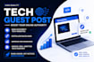 do blogger outreach for high DR tech backlinks