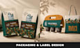 design a winning product label, packaging and box design
