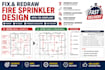 fix and redraw fire sprinkler design with nfpa 13d hydraulic calculation