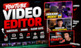 edit your gaming or talking head raw into an engaging youtube video