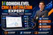 setup gohighlevel CRM automation workflows and ghl email marketing