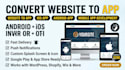 convert html website to app, ios app and android app, mobile app development n8n
