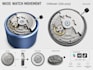 design watches with 2d drawings, 3d components cad design and cnc manufacturing