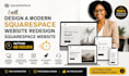 design a modern squarespace website redesign squarespace website within 48 hours