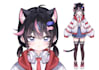 draw high quality 2d vtuber model, 2d vtuber rigging, anime 2d vtuber commission